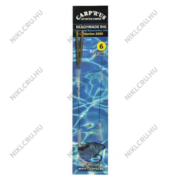 Carp'R'Us Ready Rig Fluorocarbon Centurion 2000 előke 6 méret