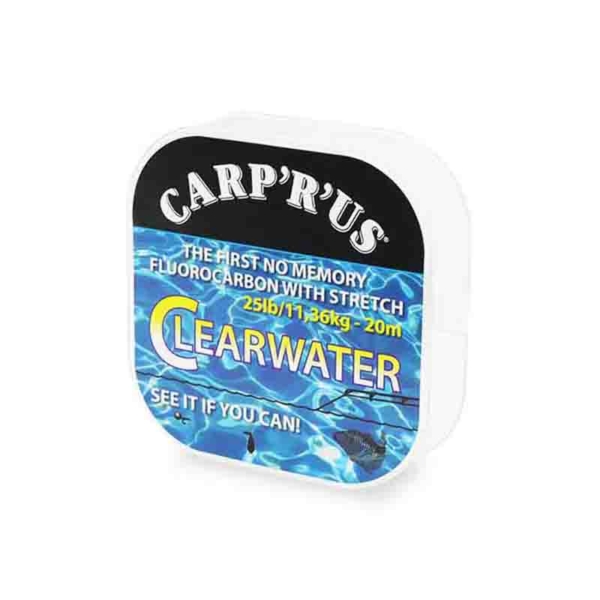 Carp'R'Us Clearwater Fluorocarbon előkezsinór 15lb, 20m