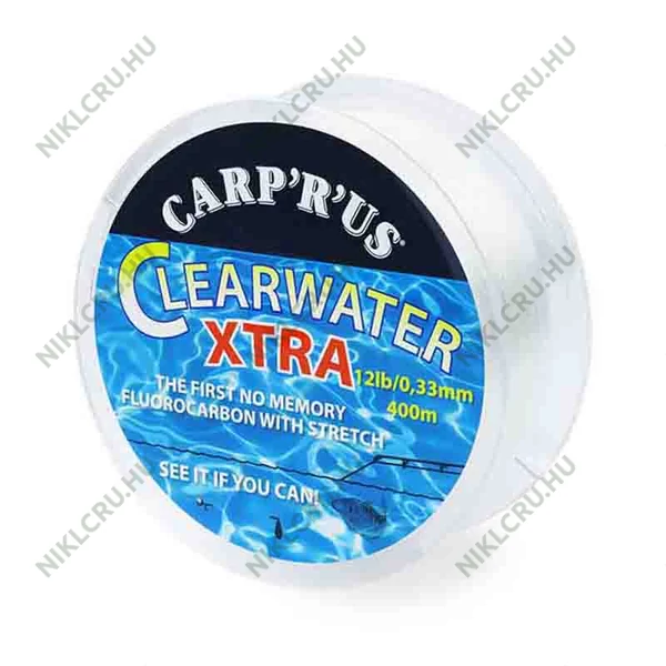 Carp'R'Us Clearwater Xtra Mainline főzsinór 0,33mm, 400m, 12lb