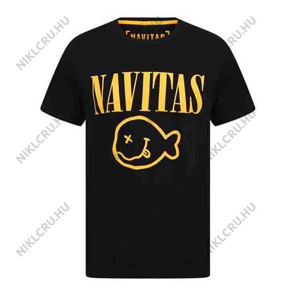 Navitas Kurt Tee Fekete Póló