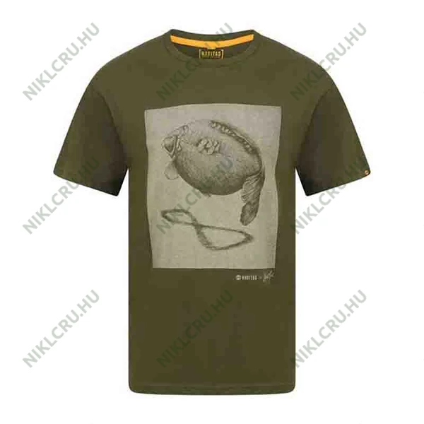 Navitas Stannart Shadow Tee Zöld Póló