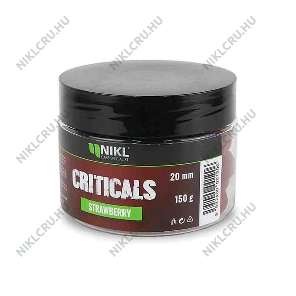Nikl Criticals Wafters bojli Eper 20 mm 150g