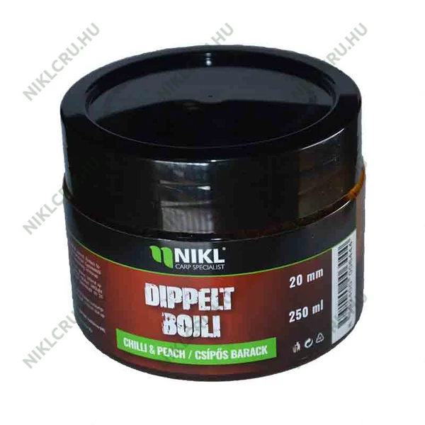 Nikl Dippelt csalizó bojli Chilli Peach 20mm