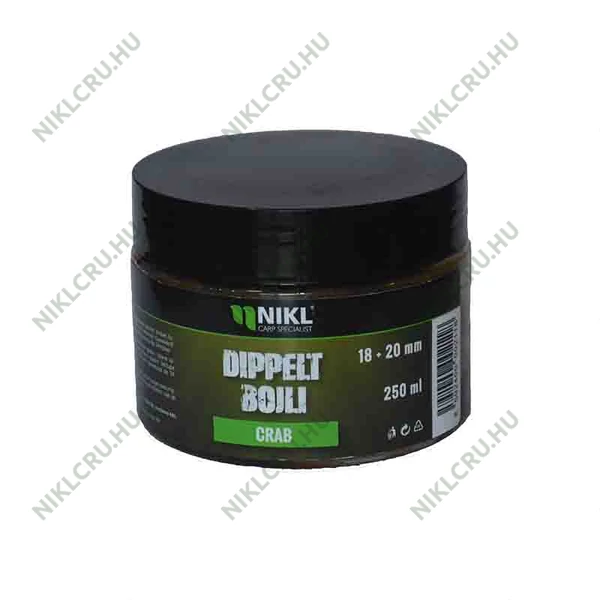 Nikl Dippelt csalizó bojli Crab 18+20mm 250g
