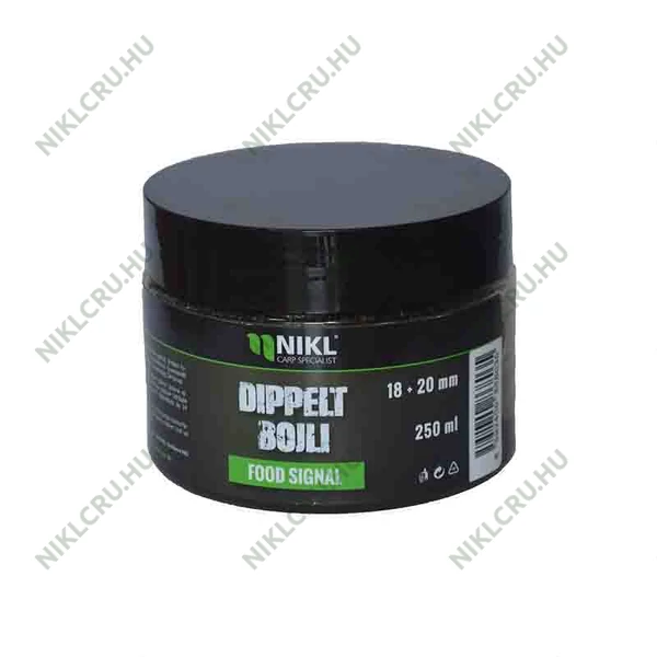 Nikl Dippelt csalizó bojli Food Signal 18+20mm 250g