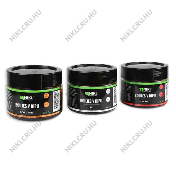 Nikl Dippelt csalizó bojli Kill Krill 18+20mm - 250g