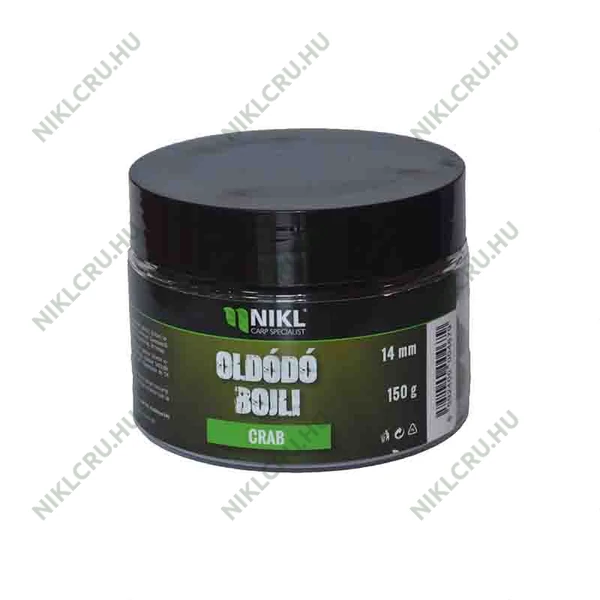 Nikl oldódó bojli Crab 14mm 150g