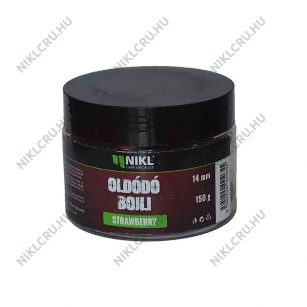 Nikl oldódó bojli Eper 14mm 150g