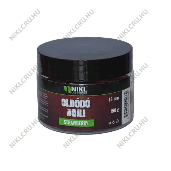 Nikl oldódó bojli Eper 18mm 150g