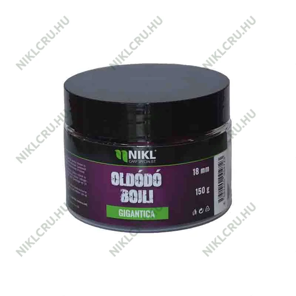 Nikl oldódó bojli Gigantica 18mm 150g