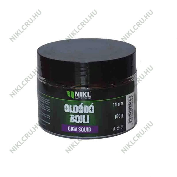Nikl oldódó bojli Giga Squid 14mm 150g