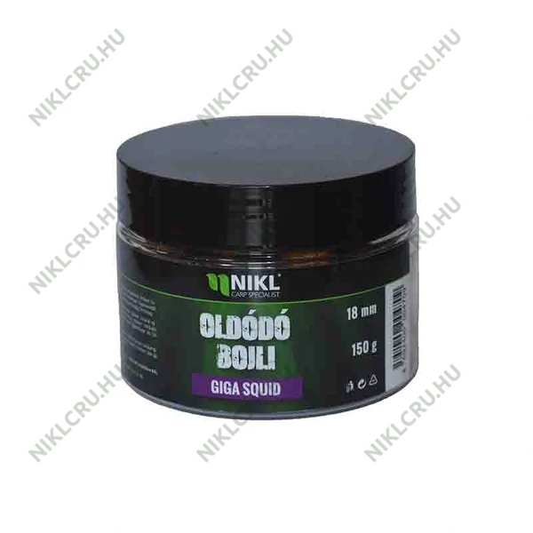 Nikl oldódó bojli Giga Squid 18mm 150g