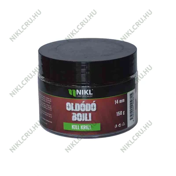 Nikl oldódó bojli Kill Krill 14mm 150g