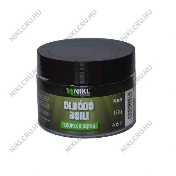 Nikl oldódó bojli Scopex Squid 14mm 150g