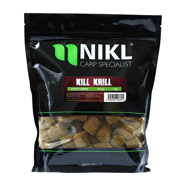 Nikl Etető pellet Kill Krill 18mm 1kg