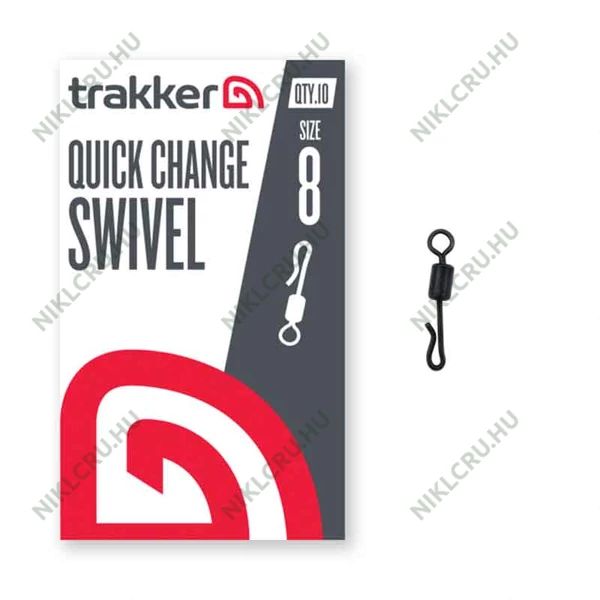 TRAKKERproducts Quick Change swivel 8 forgókapocs