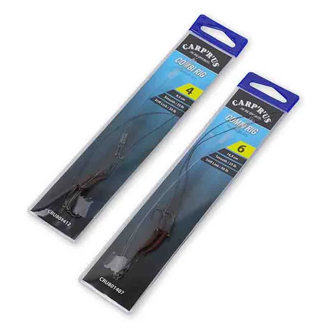 Carp'R'Us Ready Combi Rig Stifflink Predator horoggal 30lb, 9,5cm, Predator 4 méret