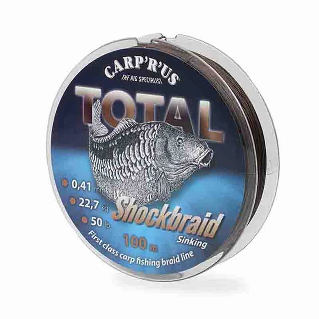 Carp'R'Us Total Shock Braid fonott előtét zsinór 0,40mm