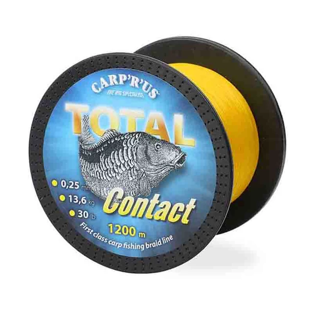 Carp'R'Us Total Contact fonottzsinór 0,25mm, 1200m, 13,61kg, 30lb