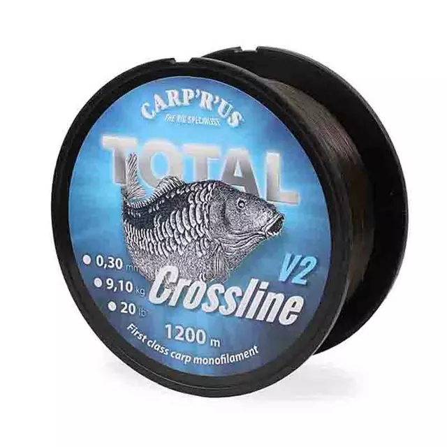 Carp'R'Us Total Crossline V2 zsinór 0,35mm, 1200m, 11,34kg, 25lb
