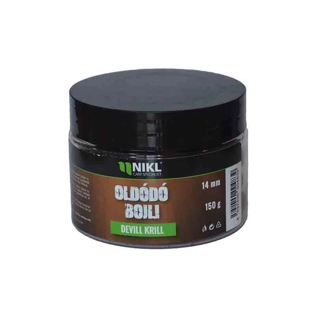 Nikl oldódó bojli DevillKrill 14mm 150g