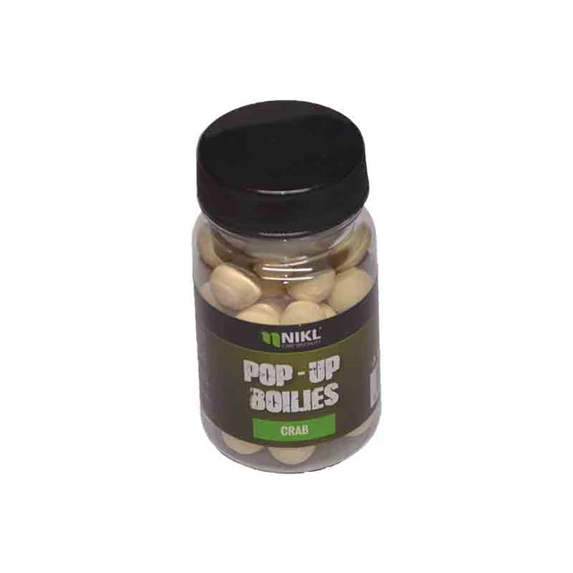 Nikl Pop Up bojli 10mm Crab fehér 20g