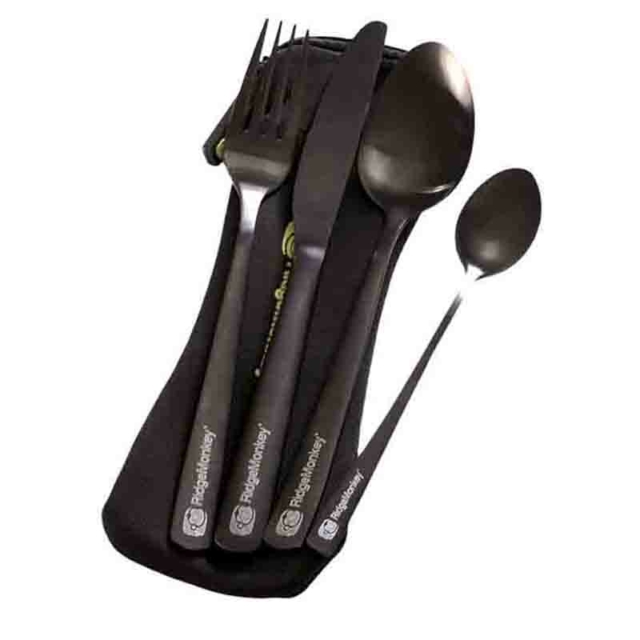 RidgeMonkey DLX Cutlery Set evőeszköz készlet