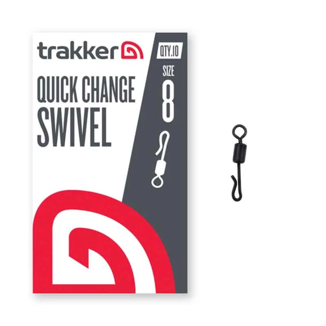 TRAKKERproducts Quick Change swivel 8 forgókapocs