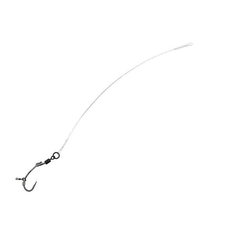 Carp'R'Us Ready Ronnie Rig 16,5cm fluorocarbon előke 30lb, Predator 6 horog