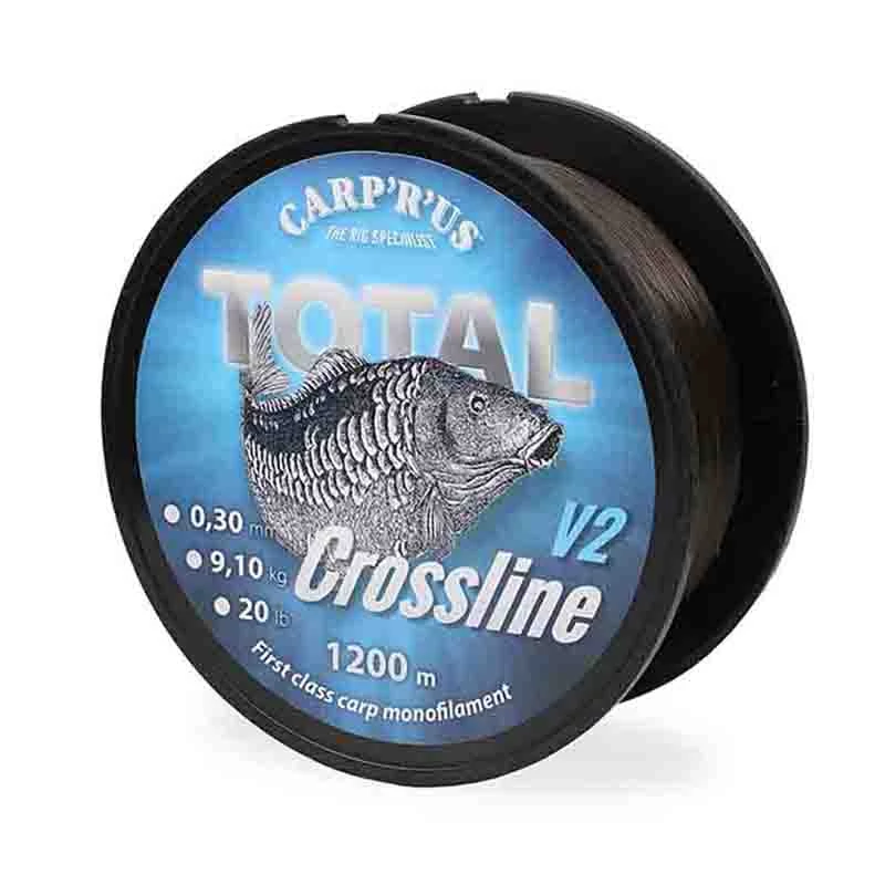 Carp'R'Us Total Crossline V2 zsinór 0,35mm, 1200m, 11,34kg, 25lb