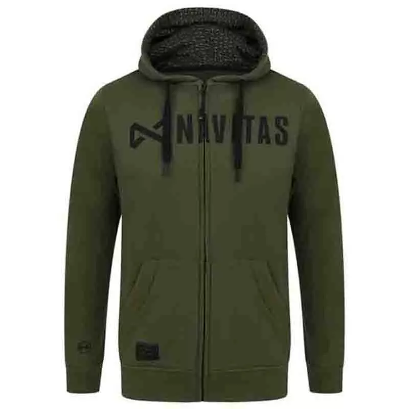Navitas Core Zip Hoody zöld pulóver XL
