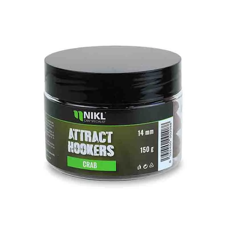 Nikl Attract hookers oldódó bojli Crab 14mm 150g
