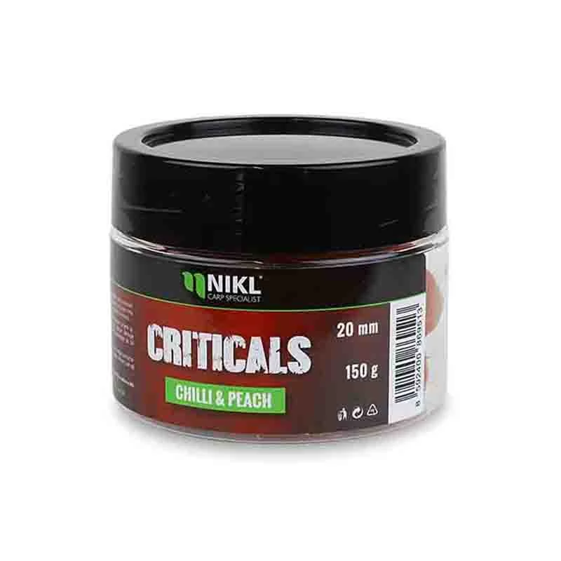 Nikl Criticals Wafters bojli Chilli Peach 18mm 150g