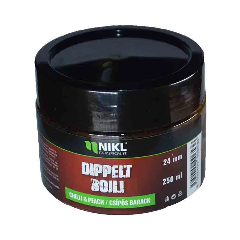 Nikl Dippelt csalizó bojli Chilli Peach 24mm