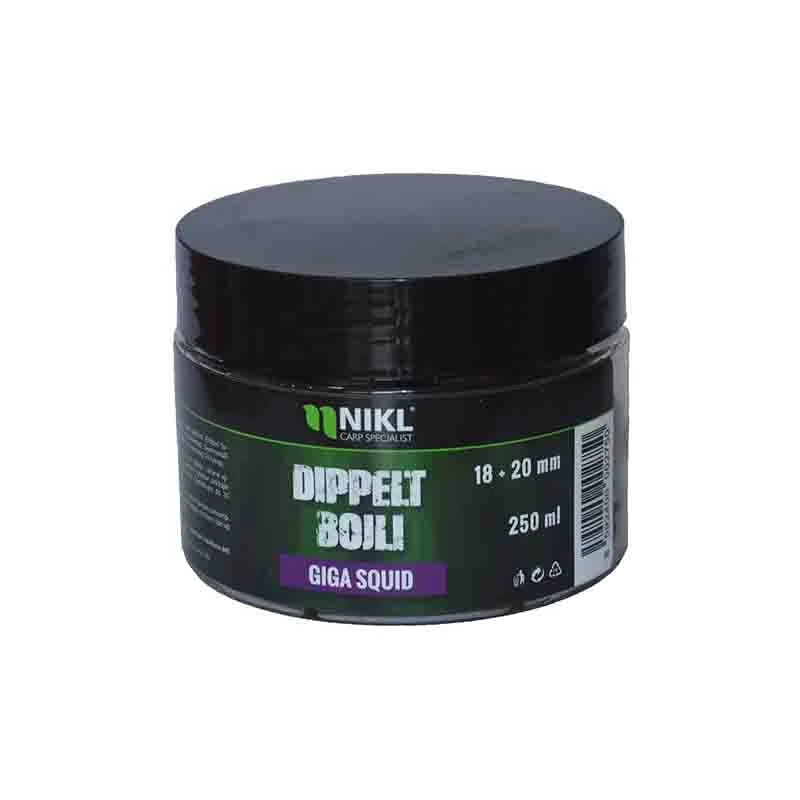 Nikl Dippelt csalizó bojli Giga Squid 20mm