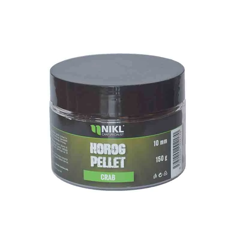 Nikl dippelt horog pellet Crab 10mm 150g
