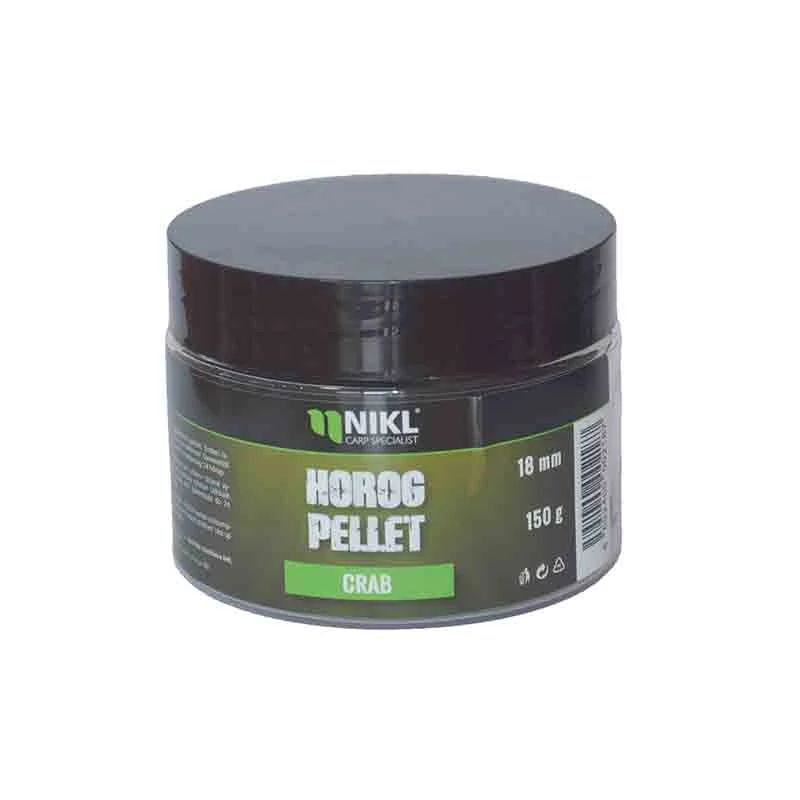 Nikl dippelt horog pellet Crab 18mm 150g