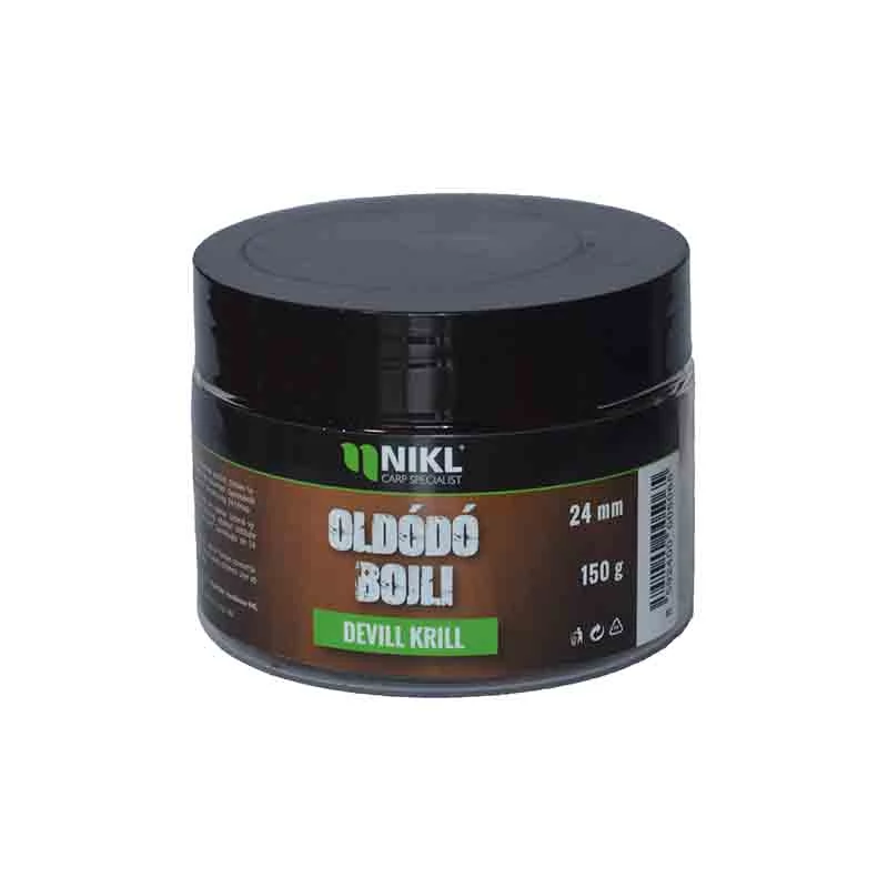 Nikl oldódó bojli Devill Krill 24mm