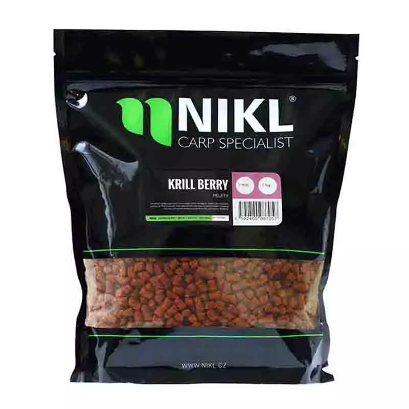 Nikl boilie mix pellet Krill Berry 18mm 1kg