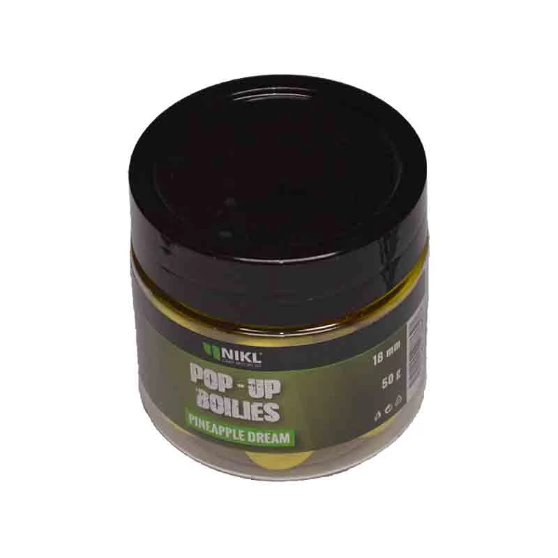 Nikl Pop Up bojli 18mm Ananász sárga 50g
