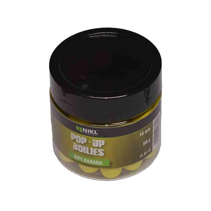 Nikl Pop Up bojli 14mm Banán sárga 50g
