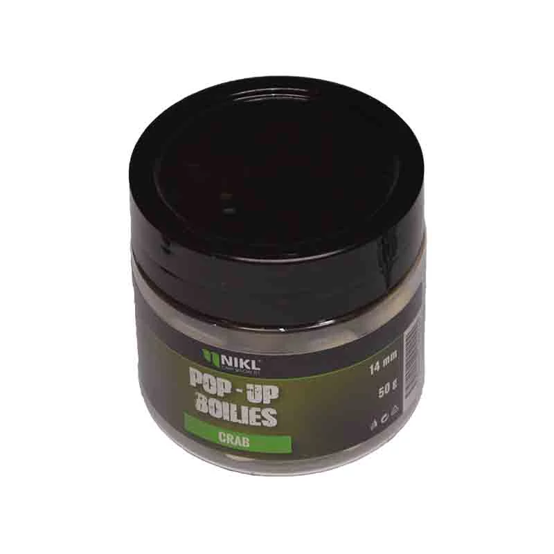 Nikl Pop Up bojli 14mm Crab 50g