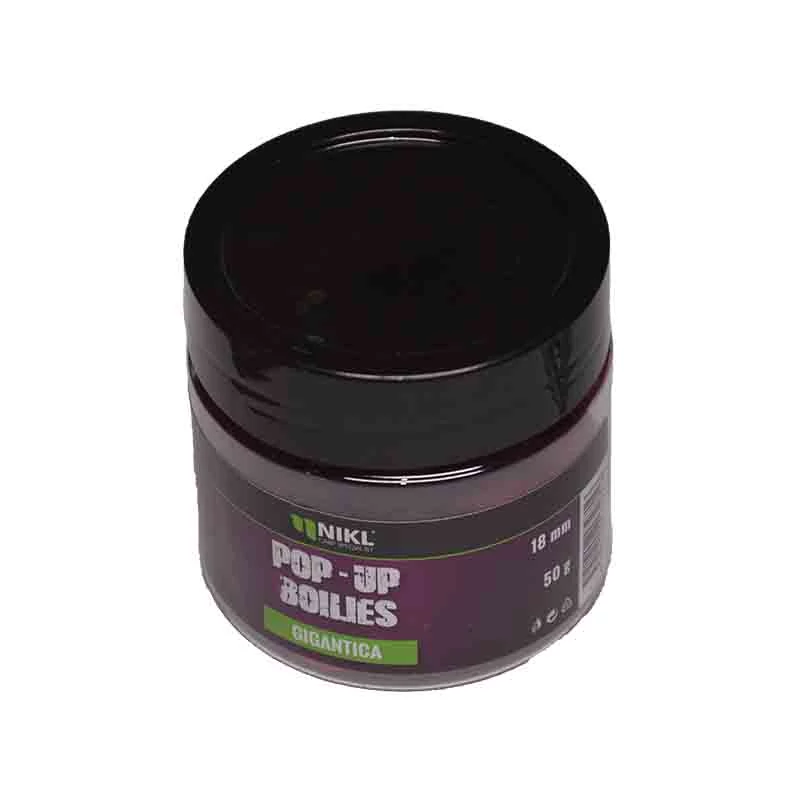 Nikl Pop Up bojli 18mm Gigantica vörös 50g
