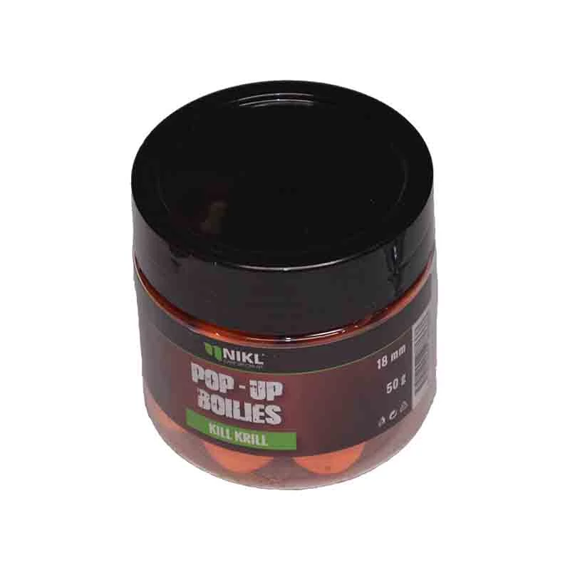 Nikl Pop Up bojli 18mm Kill Krill narancs 50g