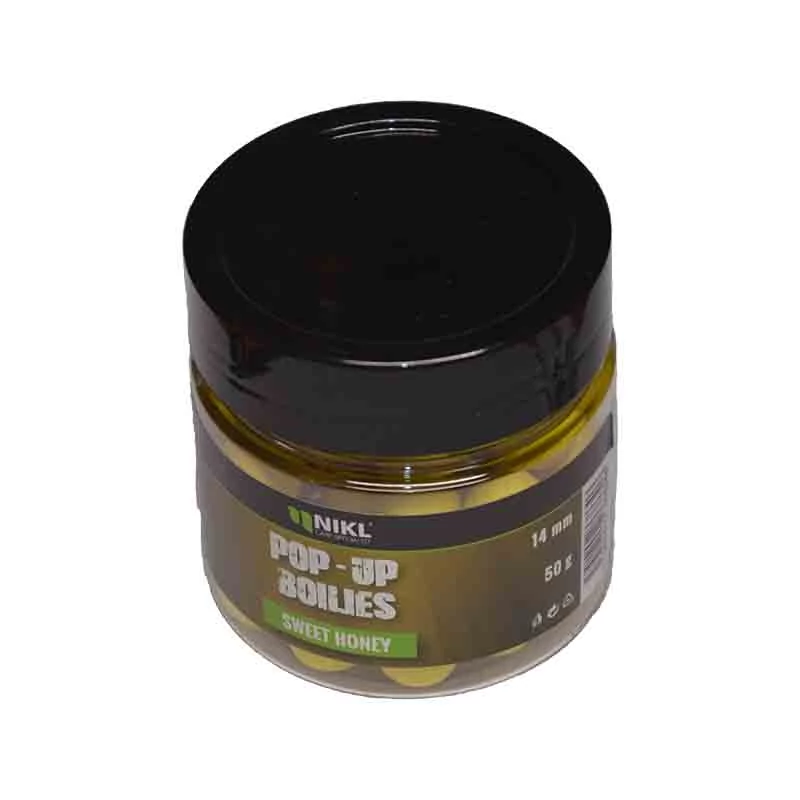 Nikl Pop Up bojli 14mm Méz sárga 50g