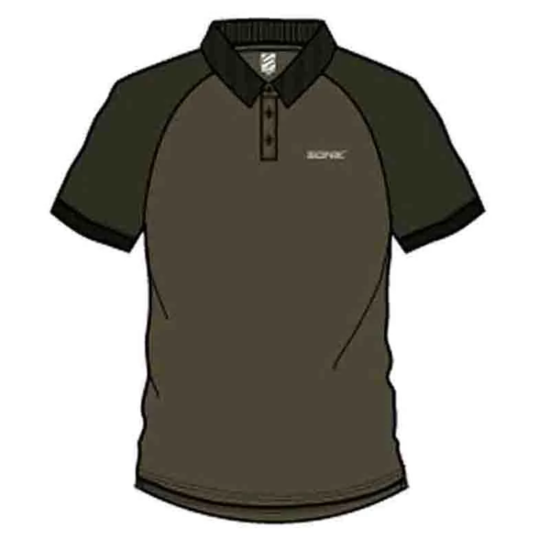 Sonik Raglan Green galléros póló 2XL