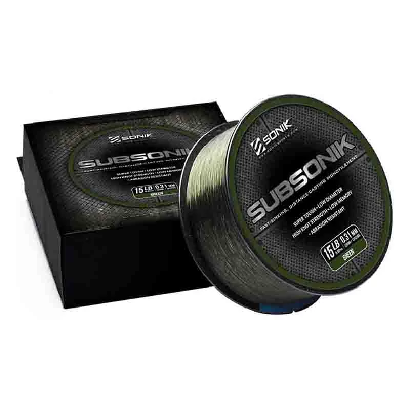 Sonik Subsonik zöld monofil zsinór 1200m 0,35mm 18lb